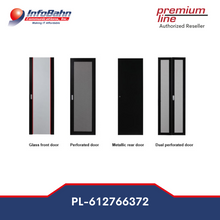 Load image into Gallery viewer, Premium Line Data Cabinet 37RU, 600mm Width x 600mmDepth, Perforated Front Door, Perforated Rear Door, Black (Part Number 612766372)
