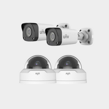 Load image into Gallery viewer, Uniview CCTV Bundle Includes (2)IPC2122LB-SF28-A, (2) IPC322LB-SF28-A & (1)NVR301-04S3-P4