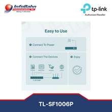 Load image into Gallery viewer, TP-link TL-SF1006P 6-Port 10/100Mbps Desktop Switch with 4-Port PoE+ (TL-SF1006P) | Professional High-Power Switch| Infobahn