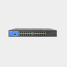Load image into Gallery viewer, Linksys 24-Port Managed Gigabit Ethernet Switch with 4 10G SFP+ Uplinks LGS328C