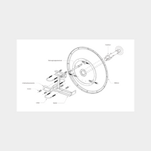 Load image into Gallery viewer, Lanbowan 2-Foot Parabolic Antenna 4.95-7.125GHz 30dBi Mimo RPSMA | ANT4971D30P-MIMO