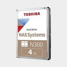 Load image into Gallery viewer, Toshiba HDD- 3.5" N300 24x7 4TB 7200RPM 128MB SATA (HDWG440UZSVA)