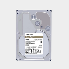 Load image into Gallery viewer, Toshiba Internal HDD 3.5" N300 24x7 8TB 7200RPM 256MB SATA (HDWG480UZSVA)