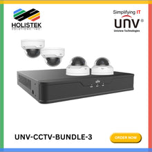Load image into Gallery viewer, Uniview CCTV Bundle Includes (4) IPC322LB-SF28-A (1) NVR301-04S3-P4 | Holistek