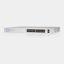 Load image into Gallery viewer, Ubiquiti UniFi Managed PoE+ Gigabit 24 Port Switch with SFP 250W (US-24-250W) I Managed PoE+ Gigabit Switch with SFP