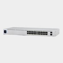 Load image into Gallery viewer, Ubiquiti UniFi Switch 24 PoE Gen 2 (USW-24-POE) I USW 24 POE I USW24 POE I SFP Uplink I 1.3” Smart Display