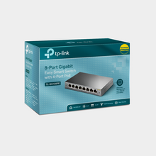 Load image into Gallery viewer, TP-Link 8-Port Gigabit Easy Smart Switch with 4-Port PoE (TL-SG108PE)