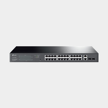 Load image into Gallery viewer, TP-Link 28-Port Gigabit Easy Smart PoE Switch with 24-Port PoE+ (TL-SG1428PE)