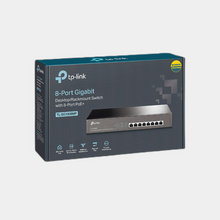 Load image into Gallery viewer, TP-Link 8-Port Gigabit Desktop/Rackmount Switch with 8-Port PoE+ (TL-SG1008MP)