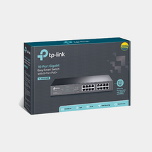 Load image into Gallery viewer, TP-Link 16-Port Gigabit Easy Smart PoE Switch with 8-Port PoE+ (TL-SG1016PE)