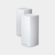 Load image into Gallery viewer, Linksys Velop Whole Home Intelligent Mesh WiFi 6 Router (AX) System, Tri-Band 2-pack (MX10600-AH)