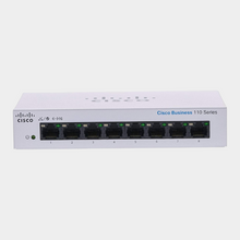 Load image into Gallery viewer, Cisco Business CBS110-8T-D Unmanaged Switch, 8 Port GE, Desktop, Ext PS, Limited Lifetime Protection (CBS110-8T-D-EU)