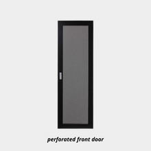 Load image into Gallery viewer, Premium Line Design Enhanced Server Cabinet with perforated front door, height 42U, width 800mm, depth 1200mm, Black (61588342)