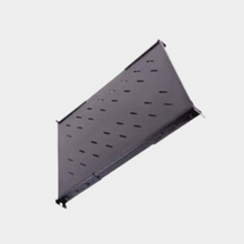 Load image into Gallery viewer, Premium Line 19" Fixed Shelf for Server cabinet with mounting ear, Black