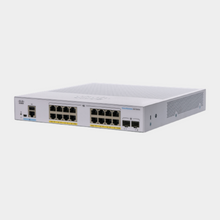 Load image into Gallery viewer, Cisco Business CBS350-16P-2G Managed Switch, 16 Port GE, PoE, Ext PS, 2x1G SFP, Limited Lifetime Protection (CBS350-16P-2G-EU)
