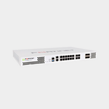 Load image into Gallery viewer, Fortinet 18 x GE RJ45 (including 2 x WAN ports, 1 x MGMT port, 1 X HA port, 14 x switch ports), 4 x GE SFP slots, SPU NP6Lite and CP9 hardware accelerated, 480GB onboard SSD storage (FG-201E)
