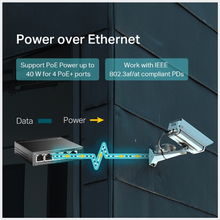 Load image into Gallery viewer, TP-Link 5-Port Gigabit Desktop Switch with 4-Port PoE+ (TL-SG1005LP)