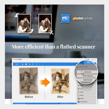 Load image into Gallery viewer, Plustek Photo Scanner -ePhoto Z300, Scan 4x6 Photo in 2sec, Auto Crop and Deskew with CCD Sensor Support Mac and PC (ePhoto Z300)
