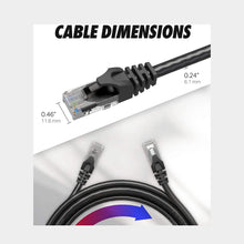 Load image into Gallery viewer, Ultra Clarity Patch Cord Cables Cat6 Ethernet Cable, 100 ft - RJ45, LAN, UTP CAT 6, Network, Patch, Internet Cable - 100 Feet