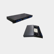 Load image into Gallery viewer, Premium line 19" fiber optic patch panel main body Black (241100002)