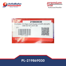 Load image into Gallery viewer, Premium Line LC/UPC-SC/UPC duplex multimode OM4 patch cord 3m 2.0mm LSOH (Part Number 219869030)
