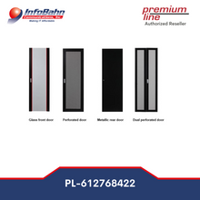 Load image into Gallery viewer, Premium Line 612768422 Data Cabinet 42RU,600mm Widthx800mm Depth, Perforated Front Door, Perforated Rear Door Black (Part Number 612768422)  Assembled
