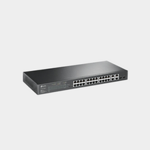 Load image into Gallery viewer, TP-link JetStream 24-Port 10/100Mbps + 4-Port Gigabit Smart Switch with 24-Port PoE+ (TL-SL2428P)
