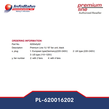 Load image into Gallery viewer, Premium Line 1U 19"  Fan Unit | Cooling fan | Infobahn
