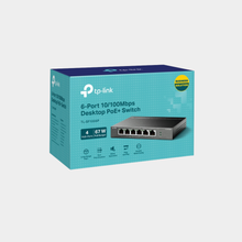Load image into Gallery viewer, TP-link TL-SF1006P 6-Port 10/100Mbps Desktop Switch with 4-Port PoE+ (TL-SF1006P)
