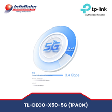 Load image into Gallery viewer, TP-Link Deco X50 AX3000 Mesh WiFi 6 System - High-Speed Whole Home Coverage, New, White, 1-Pack
