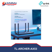 Load image into Gallery viewer, Tp-link Archer AX53 AX3000 Dual Band Gigabit Wi-Fi 6 Router (Archer AX53) | archer ax53 | tp-link archer ax53 | tplink archer ax53 | Infobahn
