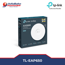 Load image into Gallery viewer, TP-link AX3000 Ceiling Mount WiFi 6 Access Point (EAP650) Wireless Access Point | Dual Band Access Point| MU-MIMO Technology| Centralized Management| TP-link|tp-link|tplink Infobahn
