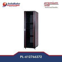 Load image into Gallery viewer, Premium Line Data Cabinet 37RU, 600mm  Width x 600mmDepth, Perforated Front Door, Perforated Rear Door, Black (Part Number 612766372)
