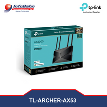 Load image into Gallery viewer, Tp-link Archer AX53 AX3000 Dual Band Gigabit Wi-Fi 6 Router (Archer AX53) | archer ax53 | tp-link archer ax53 | tplink archer ax53 | Infobahn
