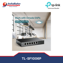 Load image into Gallery viewer, TP-link TL-SF1006P 6-Port 10/100Mbps Desktop Switch with 4-Port PoE+ (TL-SF1006P) | Professional High-Power Switch| Infobahn
