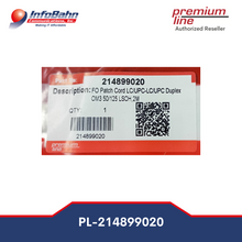 Load image into Gallery viewer, Premium Line LC/UPC-LC/UPC Duplex Multimode OM3 Patch cord 2M, 2.0mm, LSOH (P/N:214899020)
