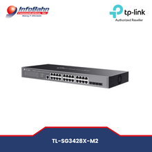 Load image into Gallery viewer, TP-link TL-SG3428X-M2 JetStream 24-Port 2.5GBASE-T L2+ Managed Switch with 4 10GE SFP+ Slots  EOL  (TL-SG3428X-M2)  Infobahn
