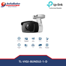 Load image into Gallery viewer, TP-link 4 Channel IP Camera Surveilance Kit Bundle D (1)TP-LINK VIGI KIT - (2) C420I (2.8mm) / (2) c320i (2.8mm)  (1) NVR1104-4P / (4) 20N UTP
