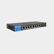 Linksys 8-Port Managed Gigabit PoE+ Switch with 2 1G SFP Uplinks 110W TAA Compliant  LGS310MPC