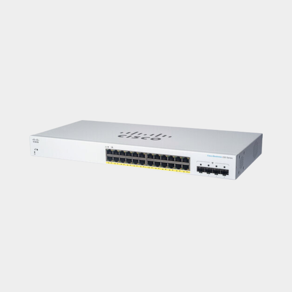 Cisco CBS220-24T-4G CBS220 Smart  24-port GE, 4x1G SFP | CBS220-24T-4G-EU