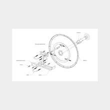 Load image into Gallery viewer, Lanbowan  2-Foot Parabolic Antenna 4.95-7.125GHz  30dBi  Mimo  RPSMA | ANT4971D30P-MIMO
