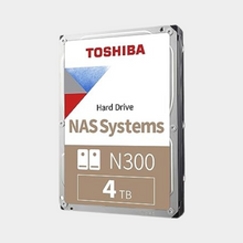 Load image into Gallery viewer, Toshiba HDD- 3.5&quot; N300 24x7 4TB 7200RPM 128MB SATA (HDWG440UZSVA)
