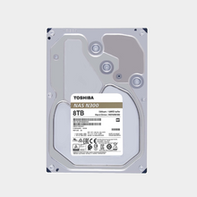 Load image into Gallery viewer, Toshiba Internal HDD 3.5&quot; N300 24x7 8TB 7200RPM 256MB SATA (HDWG480UZSVA)
