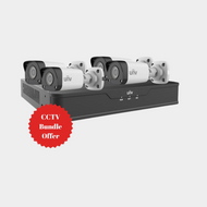 Uniview CCTV Bundle Includes (4) IPC2122LB-SF28-A , (1) NVR301-04S3-P4