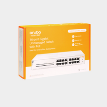 Load image into Gallery viewer, HPE Networking Instant On R8R48A Switch 16p Gigabit CL4 PoE 124W 1430 (R8R48A)
