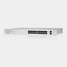 Load image into Gallery viewer, Ubiquiti UniFi Managed PoE+ Gigabit 24 Port Switch with SFP 250W (US-24-250W) I Managed PoE+ Gigabit Switch with SFP
