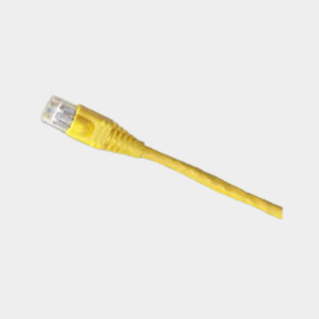 Leviton GigaMax Cat 5e Standard Patch Cord, Cat 5e, 7-foot, Yellow, 2 Meters (5G460-7Y)