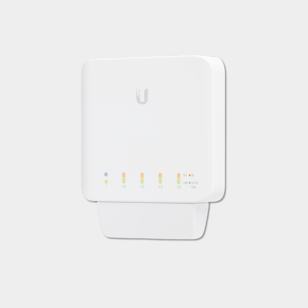 Ubiquiti UniFi Switch Flex 5-Port Managed Gigabit PoE Network Switch (USW-FLEX) Unifi Indoor/Outdoor 5-Port POE GB Switch
