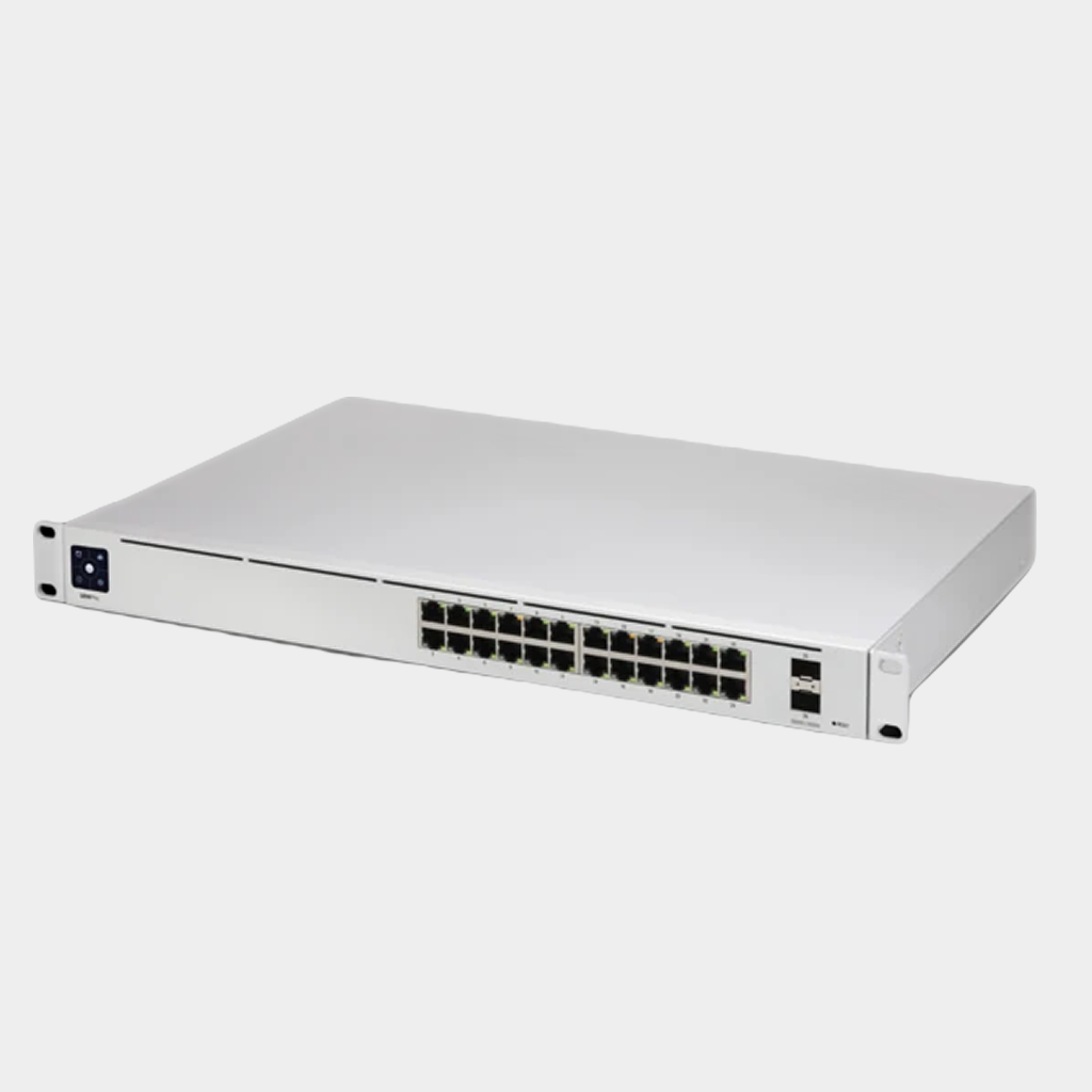 Ubiquiti Netwoks UniFi Switch PRO 24 Gen 2 (USW-Pro-24) I Redundant Power Capable I SFP+ 10Gbps Uplink I 1.3” Smart Display