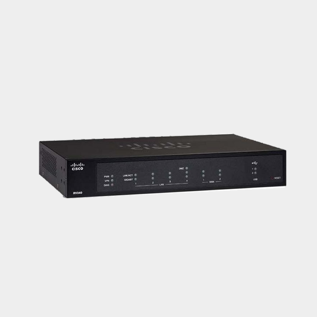 Cisco RV340 Dual WAN Gigabit VPN Router / Firewall (RV340-K9-G5)